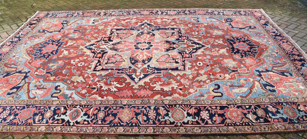 Antique Heriz Roomsize carpet 360x221 View VI