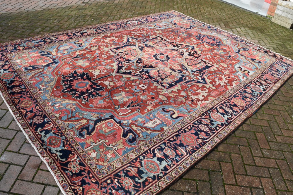 Antique Heriz Roomsize carpet 360x221 View VII