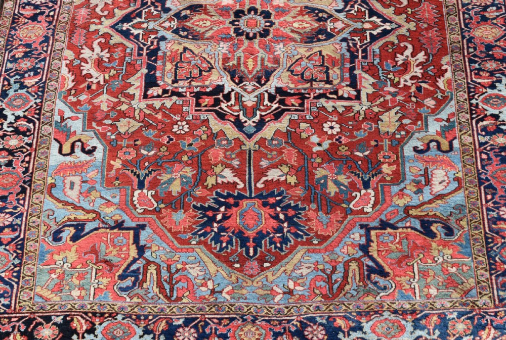 Antique Heriz Roomsize carpet 360x221 View IX