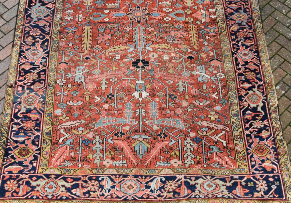 Antique Heriz roomsize carpet with allover design  336x222cm View VII