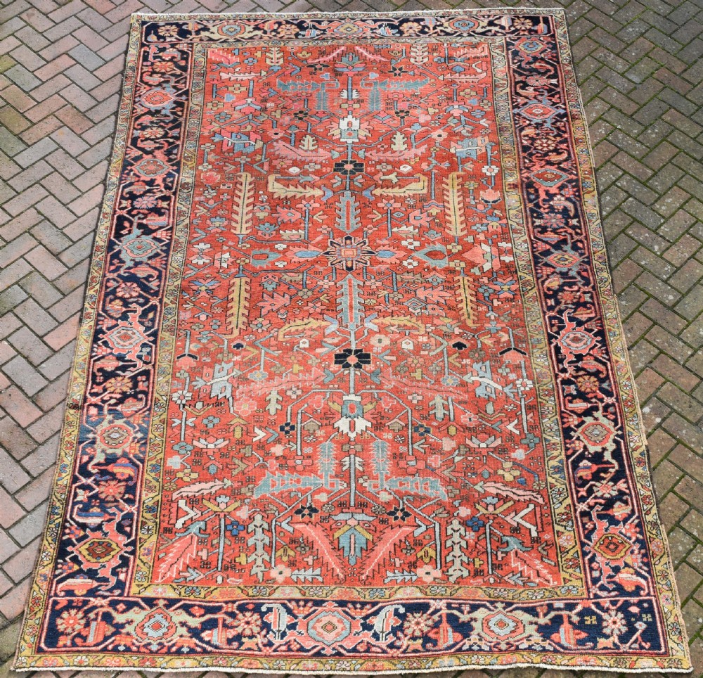Antique Heriz roomsize carpet with allover design  336x222cm View VIII