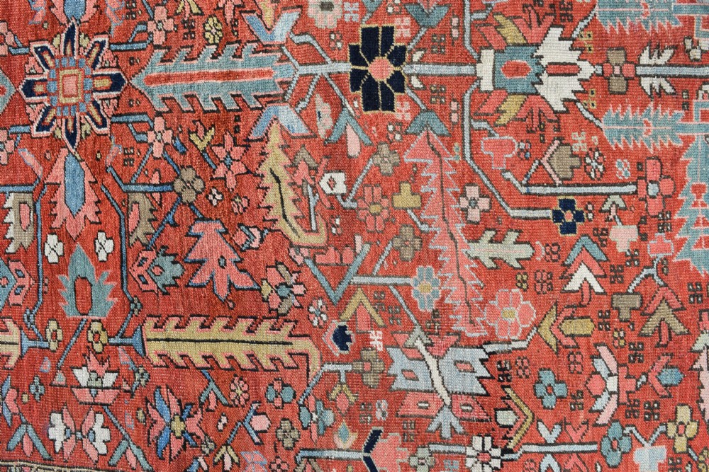 Antique Heriz roomsize carpet with allover design  336x222cm View IX