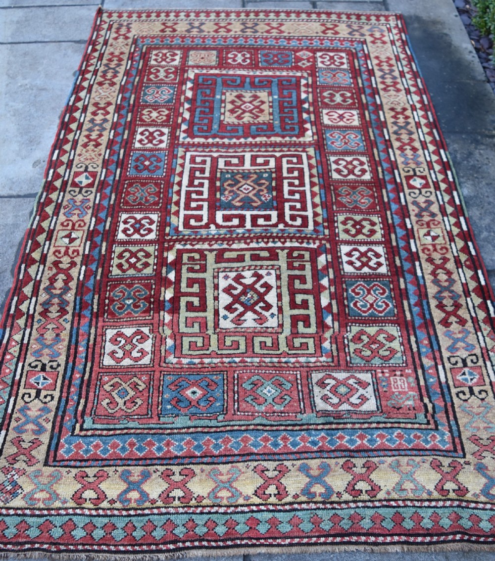 Antique Caucasian Karachopf Kazak 219x131cm View II