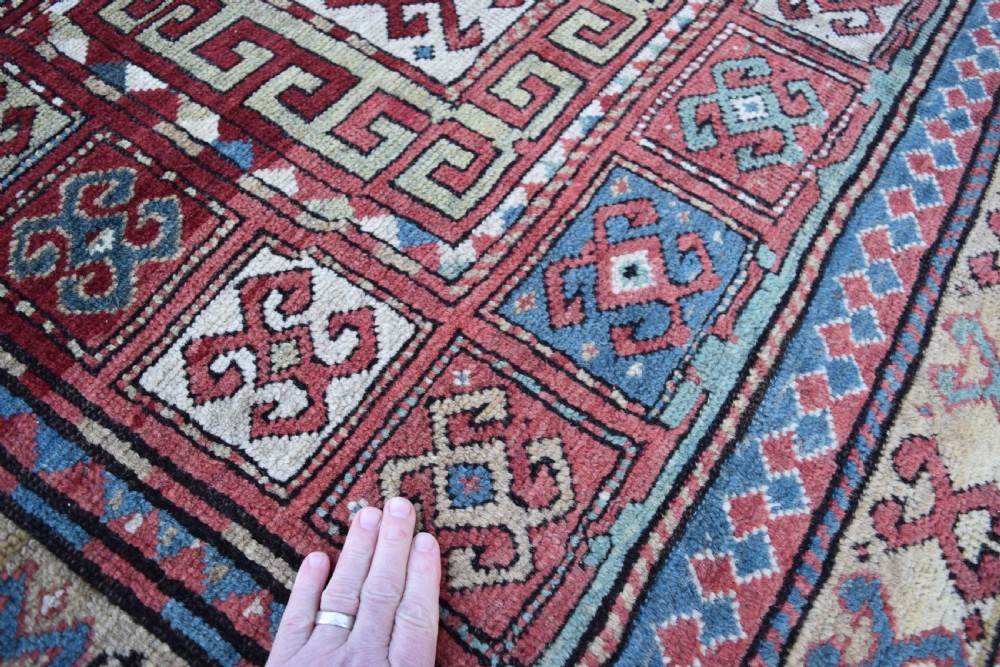 Antique Caucasian Karachopf Kazak 219x131cm View IV