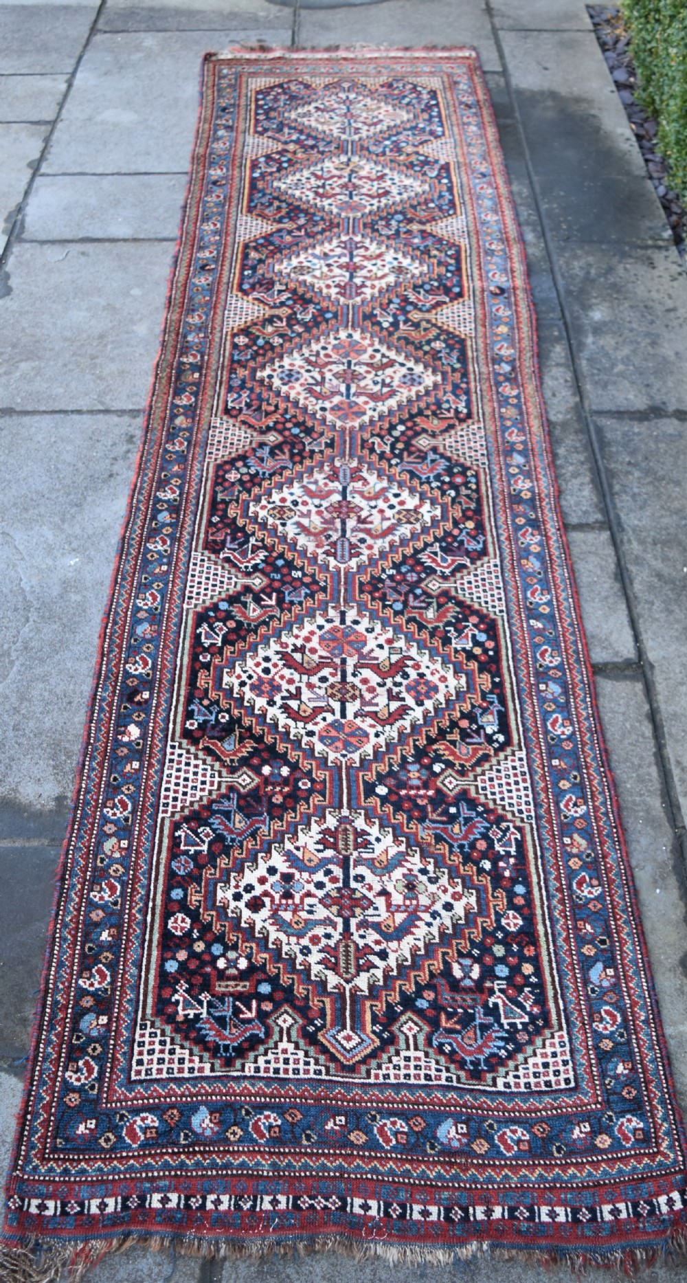 Antique Khamseh narrow runner 305x69cm View III