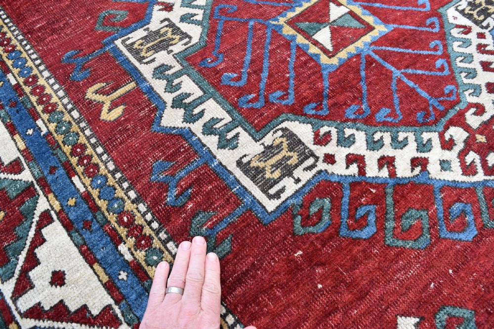 Antique Caucasian Fahcralo Kazak rug 167x132cm View VIII