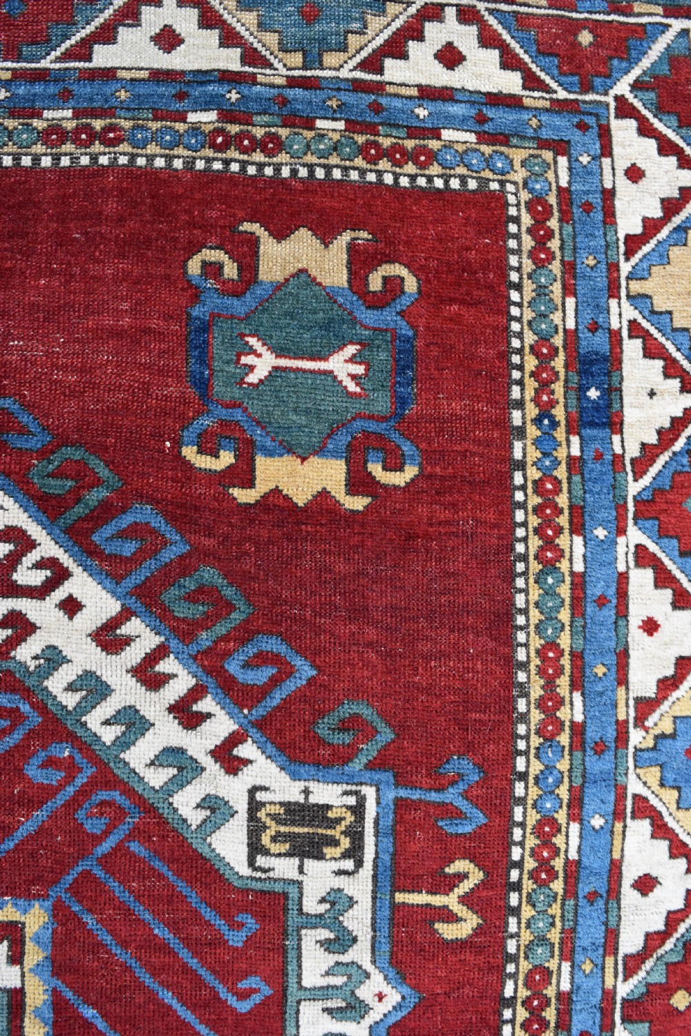 Antique Caucasian Fahcralo Kazak rug 167x132cm View IX