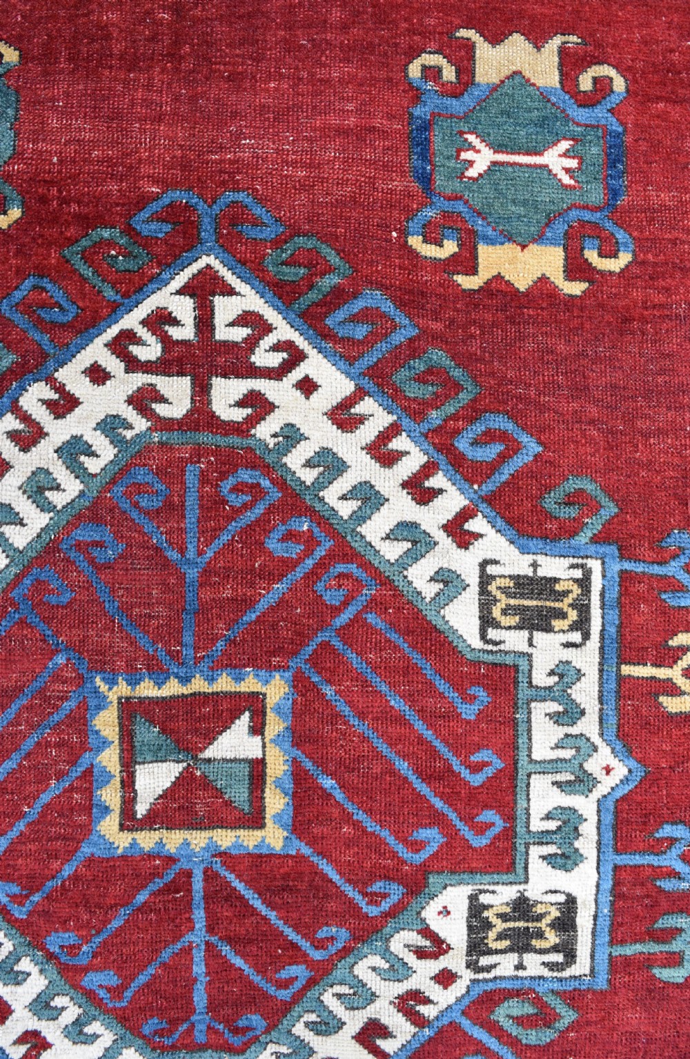 Antique Caucasian Fahcralo Kazak rug 167x132cm View X