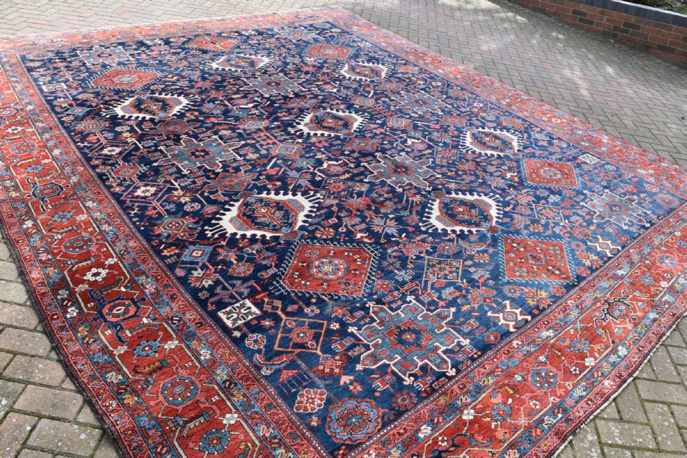 Fine antique Karaja roomsize carpet 427x368 cm View IV