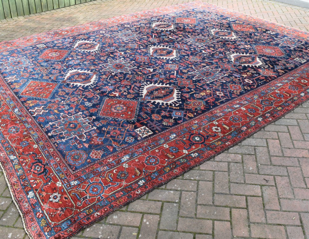 Fine antique Karaja roomsize carpet 427x368 cm View VI
