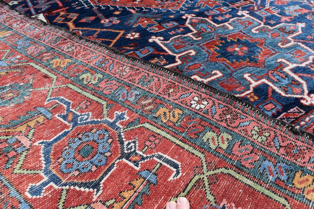 Fine antique Karaja roomsize carpet 427x368 cm View VII
