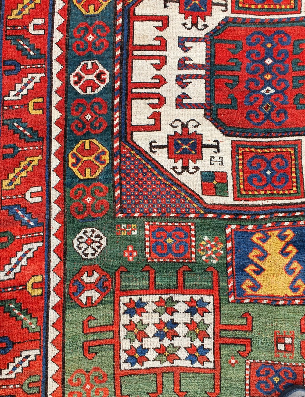Antique Karachopf Kazak village rug 216x176cm View VIII