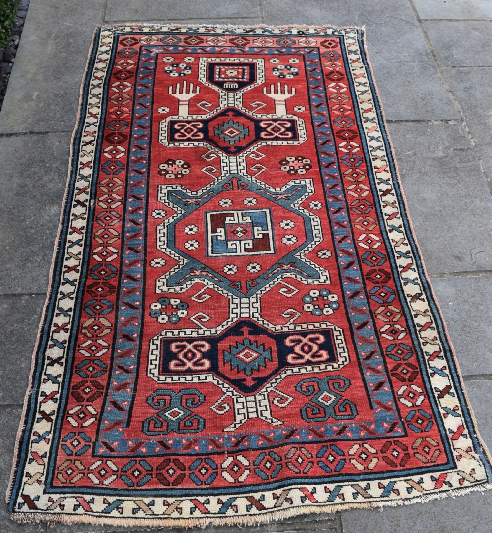 Antique Caucasian Karabagh prayer rug 172x112cm View II