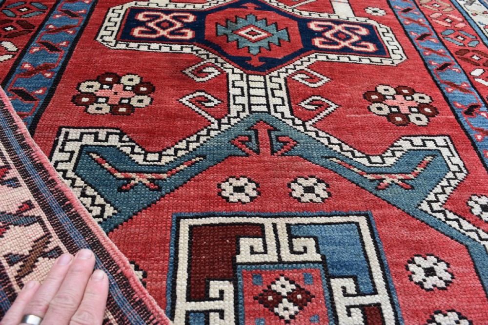 Antique Caucasian Karabagh prayer rug 172x112cm View IV