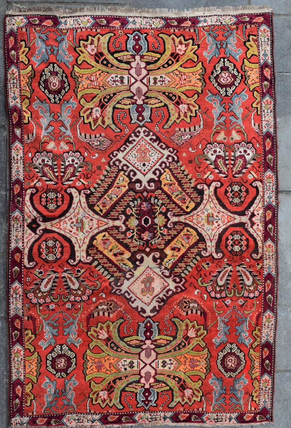 An unusual Caucasian Karabagh rug 205x134cm