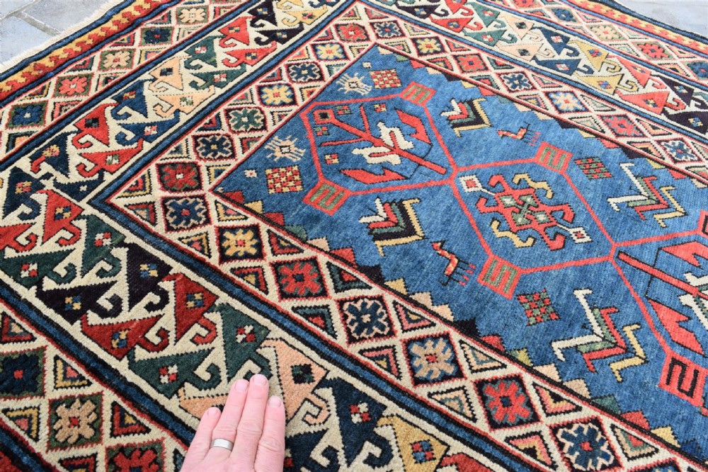 A very fine antique Shirvan long rug 278x112cm View III