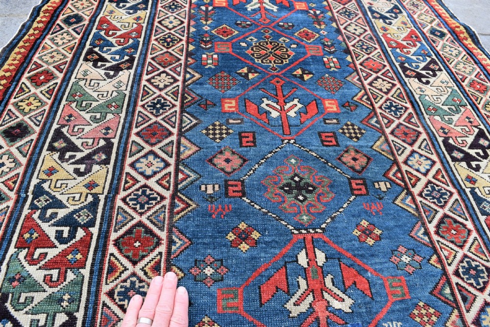 A very fine antique Shirvan long rug 278x112cm View V