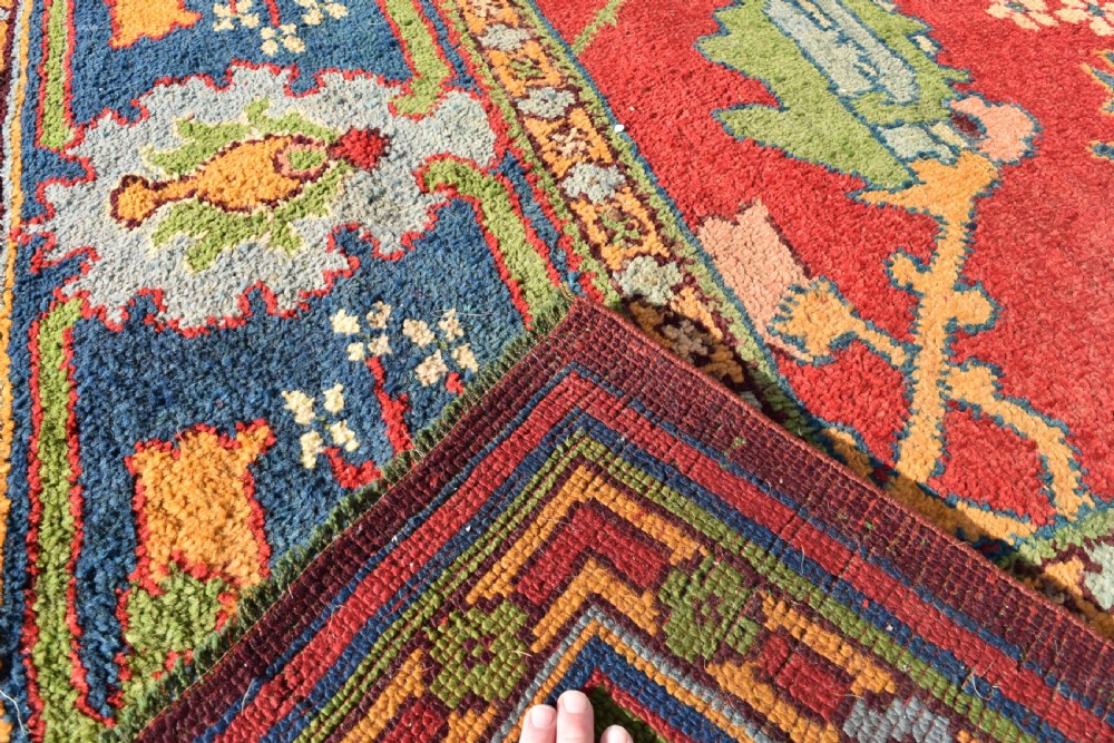 An antique Gavin Morton, Arts and Crafts carpet, Donegal Circa 1900 442x332cm View IV