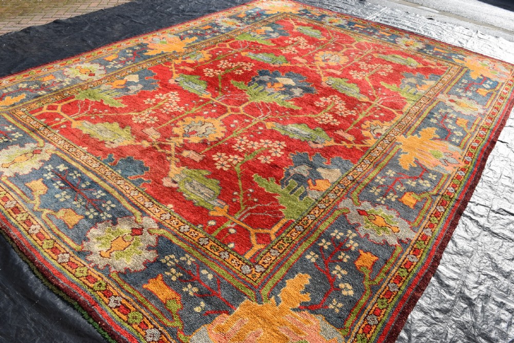 An antique Gavin Morton, Arts and Crafts carpet, Donegal Circa 1900 442x332cm View V