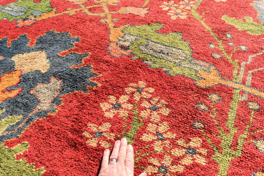 An antique Gavin Morton, Arts and Crafts carpet, Donegal Circa 1900 442x332cm View VII