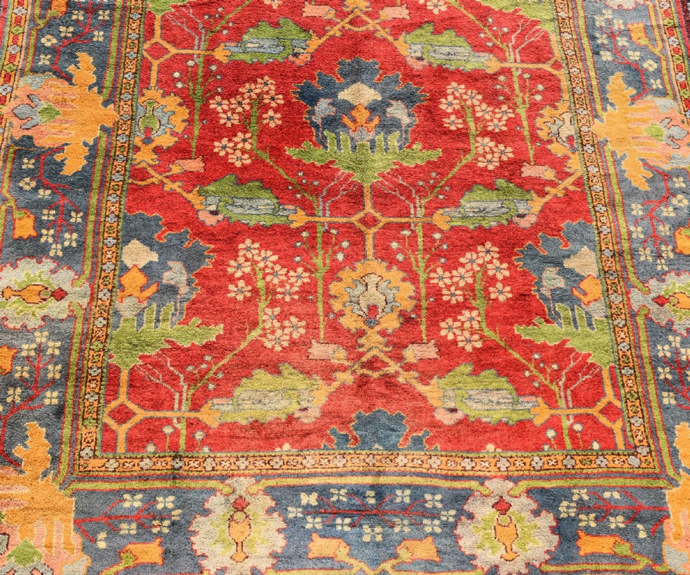 An antique Gavin Morton, Arts and Crafts carpet, Donegal Circa 1900 442x332cm View VIII