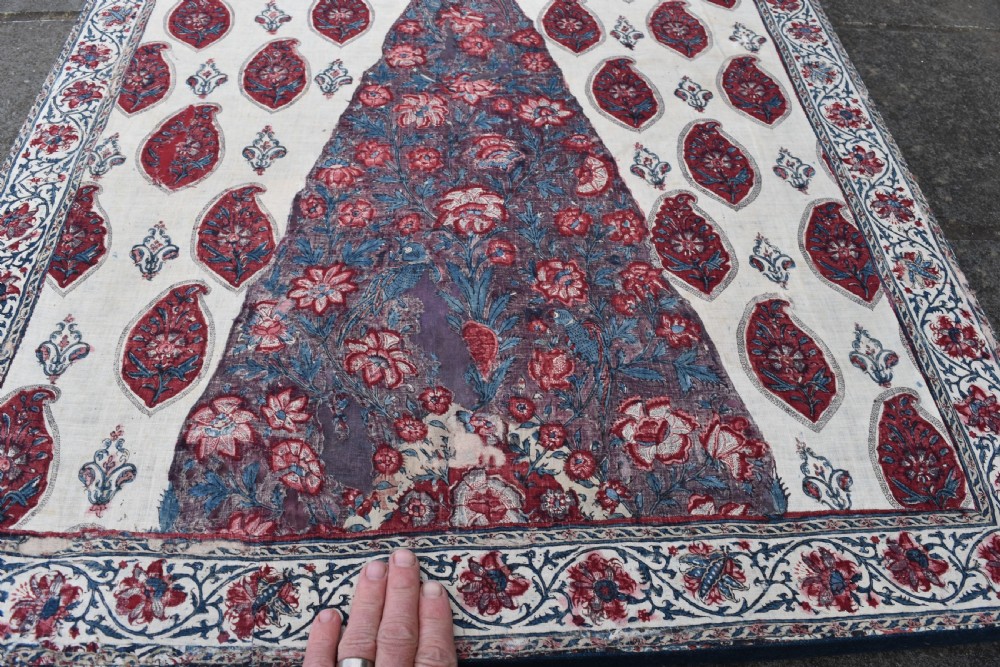 An early Palampur Chintz, mounted 103x71cm View II