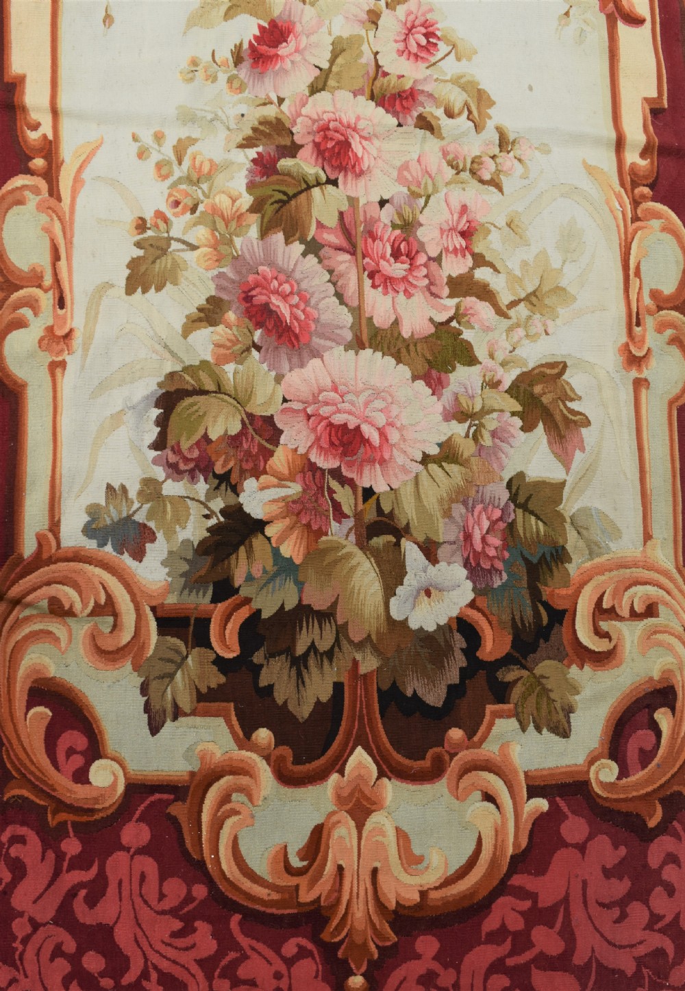 A fine antique French Entre Fenetre tapestry 320x113cm View VI