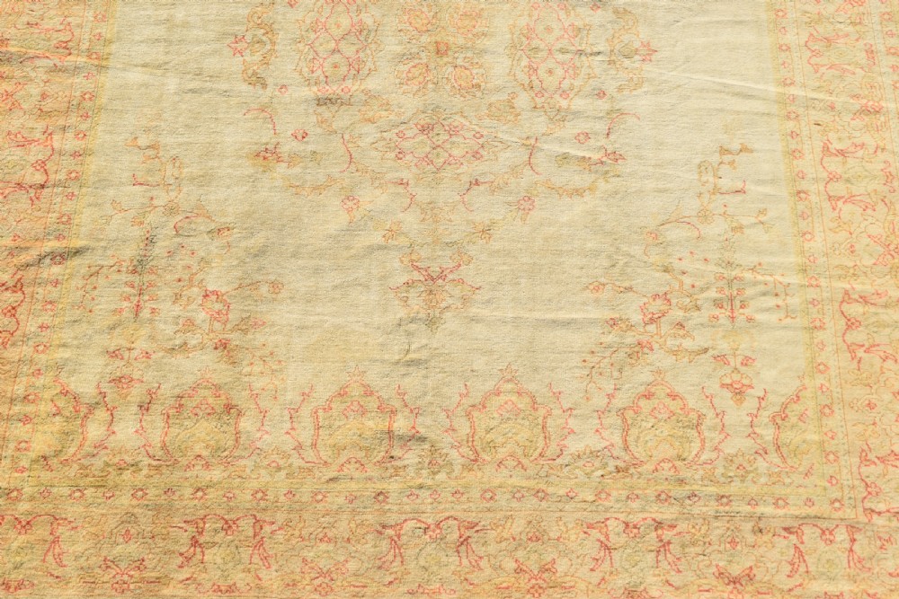 Antique Turkish Borlu roomsize carpet 365x271cm View V