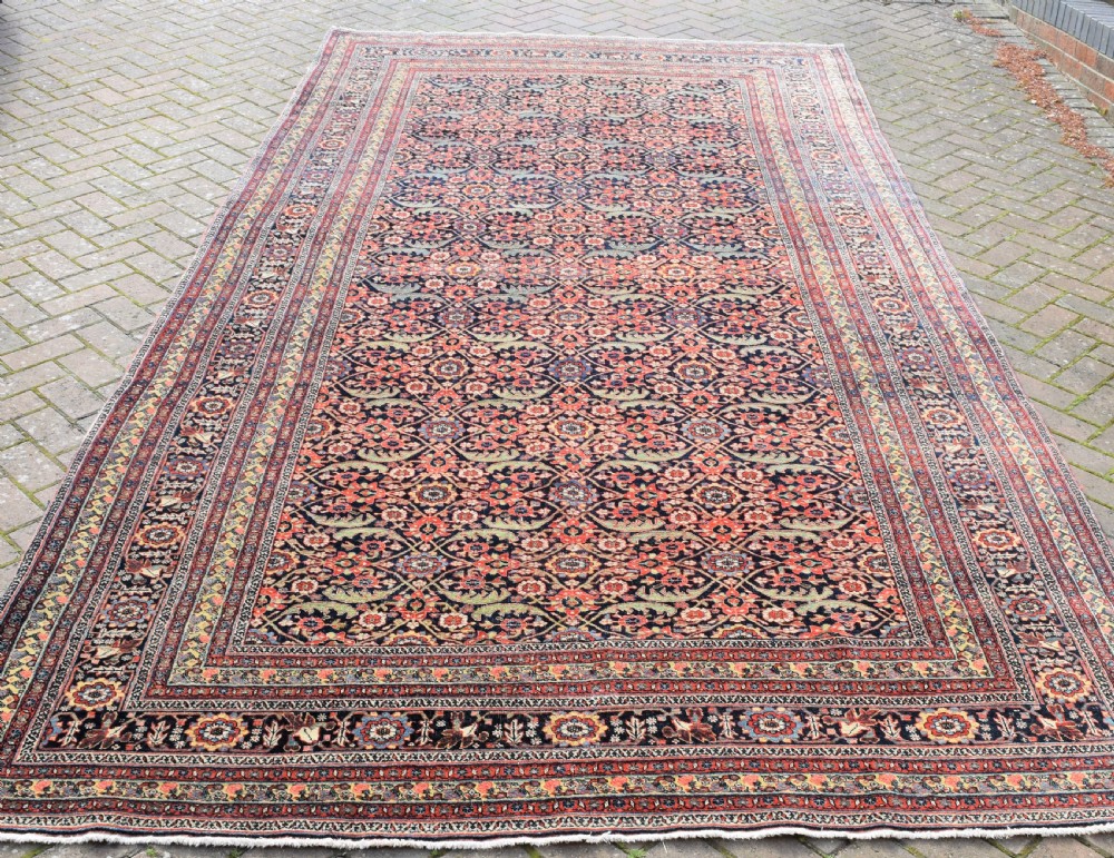 An antique North West Persian roomsize carpet 410x213cm View VI