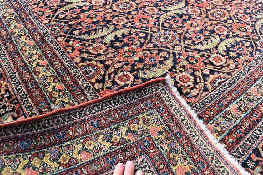An antique North West Persian roomsize carpet 410x213cm View VIII