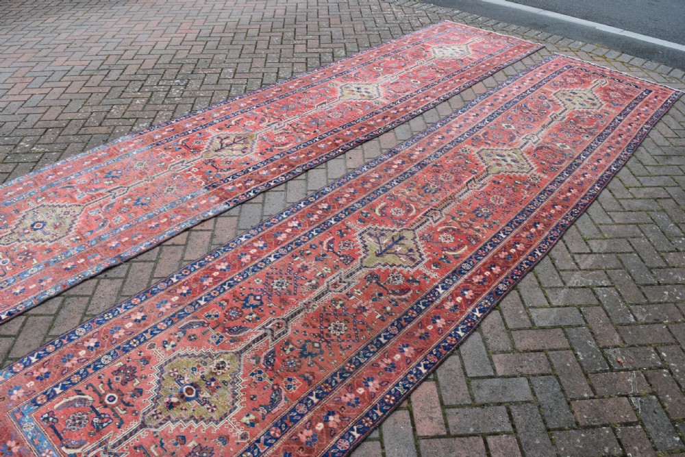 A pair of antique Bakshaish runners 423x97cm View V