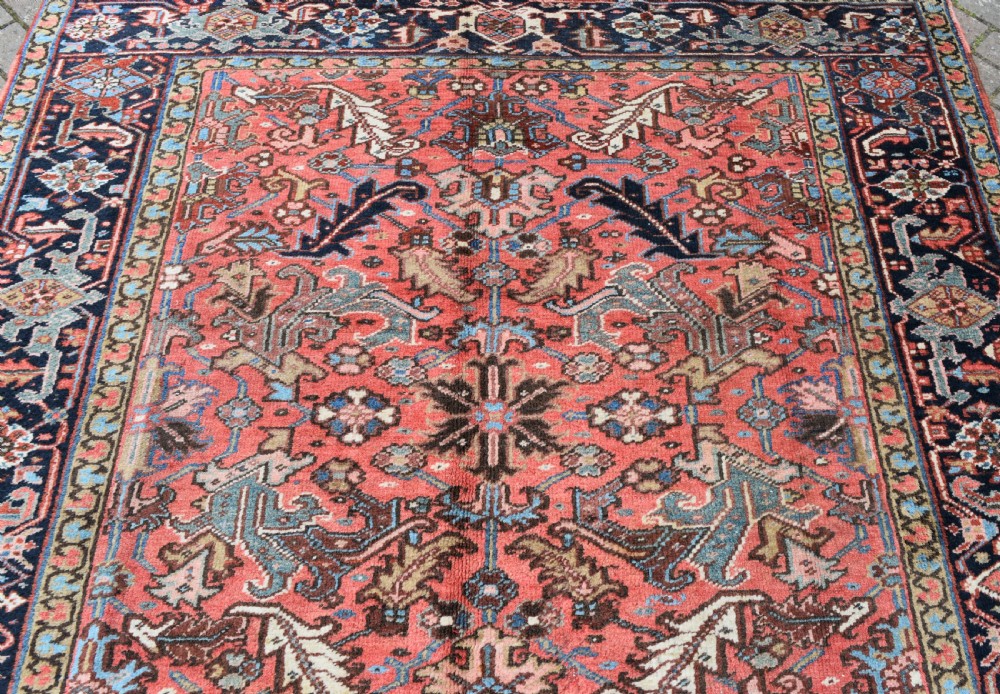 An Old Persian Heriz small roomsize carpet 263x192cm View III