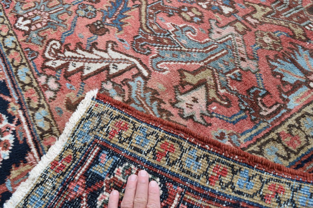 An Old Persian Heriz small roomsize carpet 263x192cm View VI