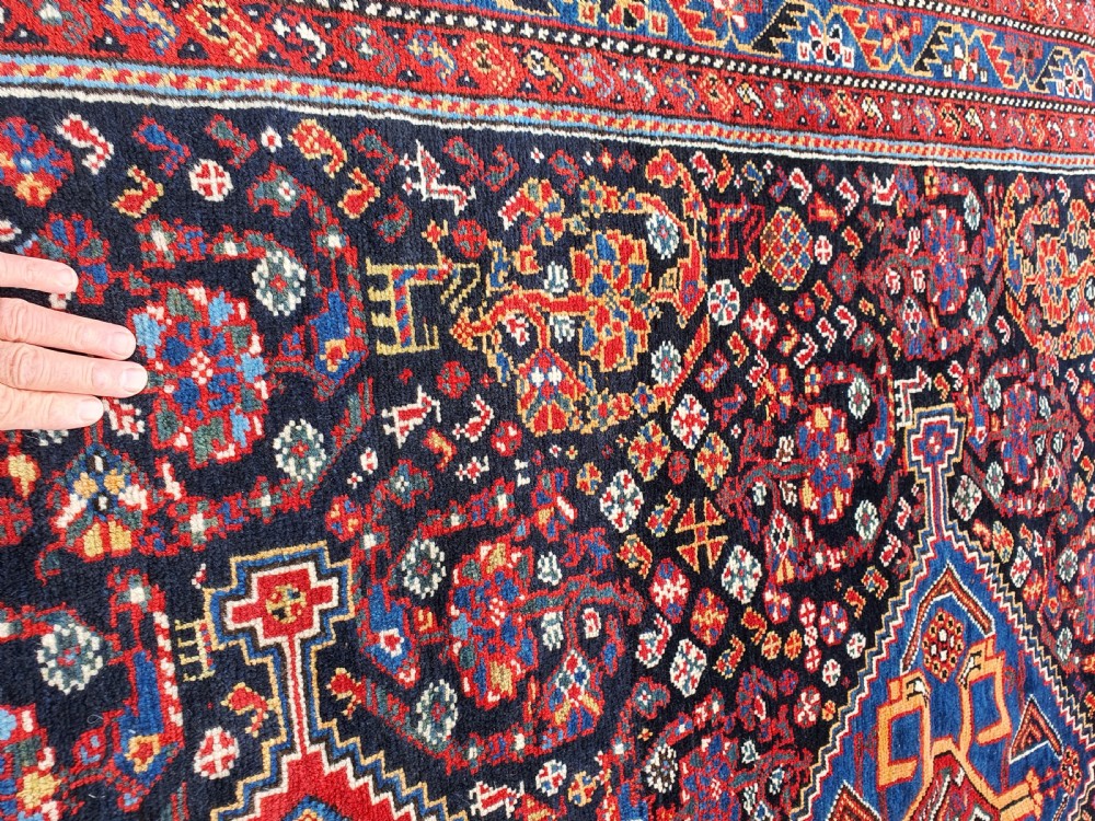 An antique Qasgai main carpet View II