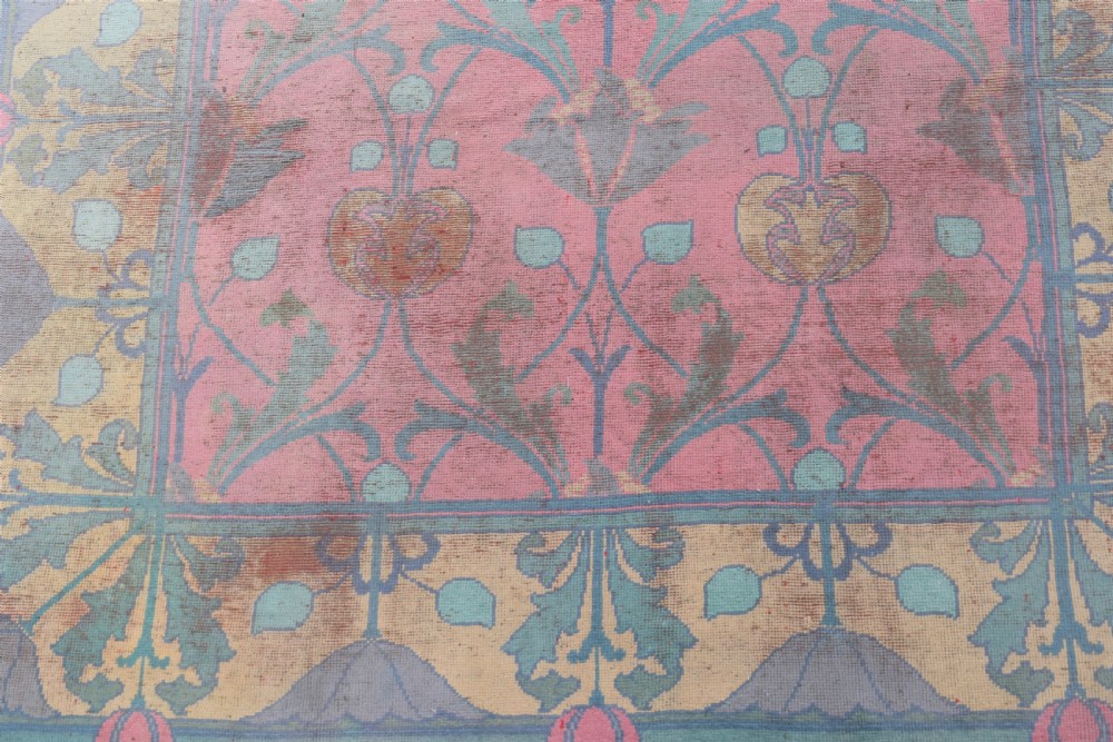 Antique Donegal arts and crafts  large carpet carpet of Voysey type 500x390cm View IV