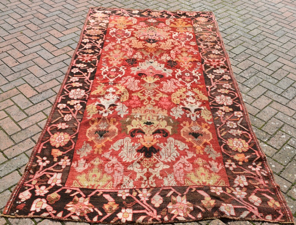 An antique Caucasian Karabagh carpet 280x165cm