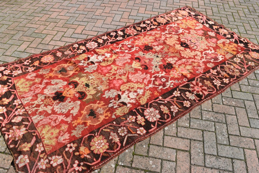 An antique Caucasian Karabagh carpet 280x165cm View III