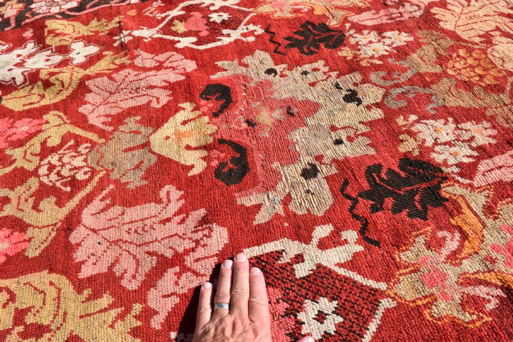 An antique Caucasian Karabagh carpet 280x165cm View IV