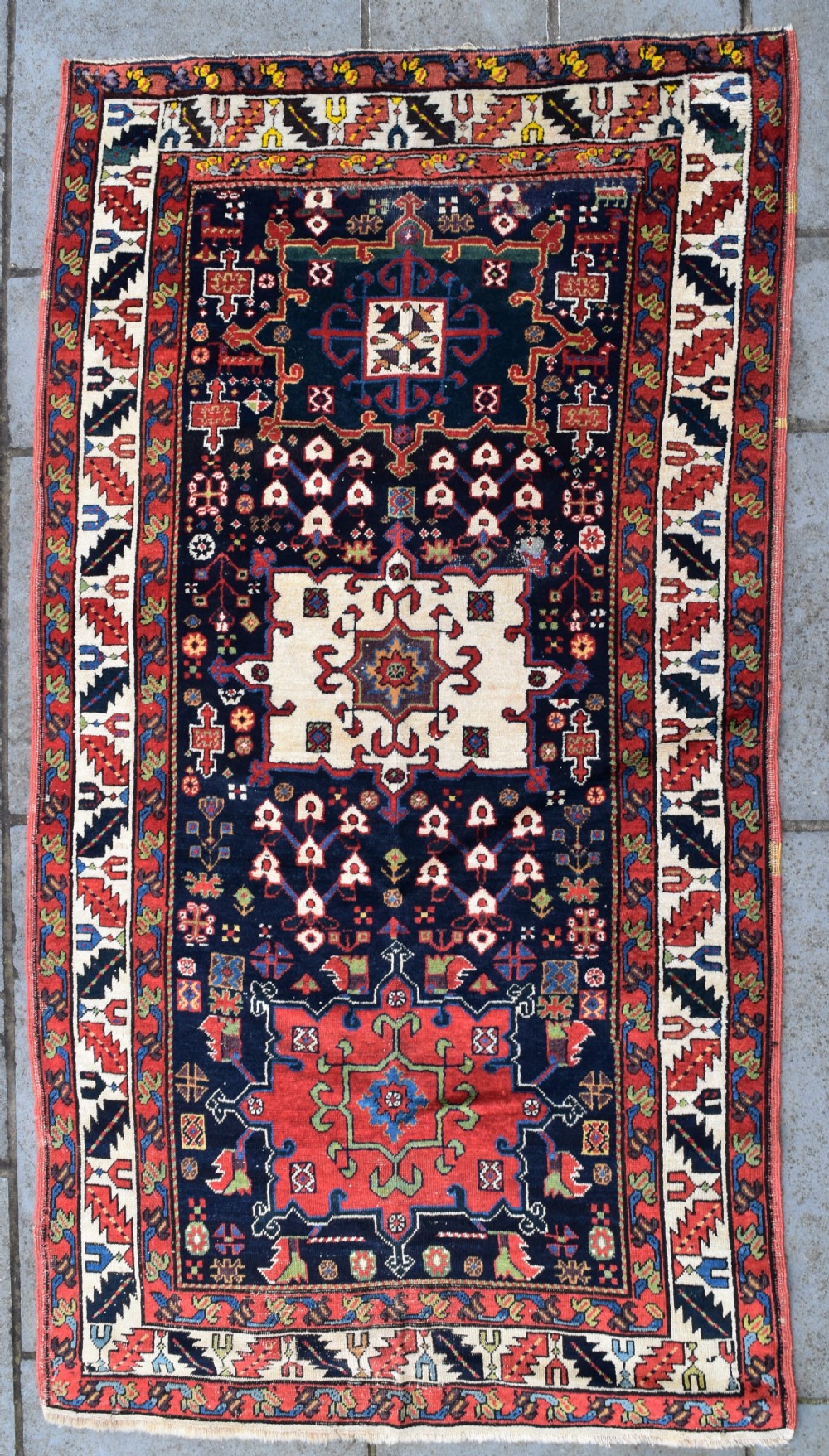 Antique Karaja Village rug 225x122 cm