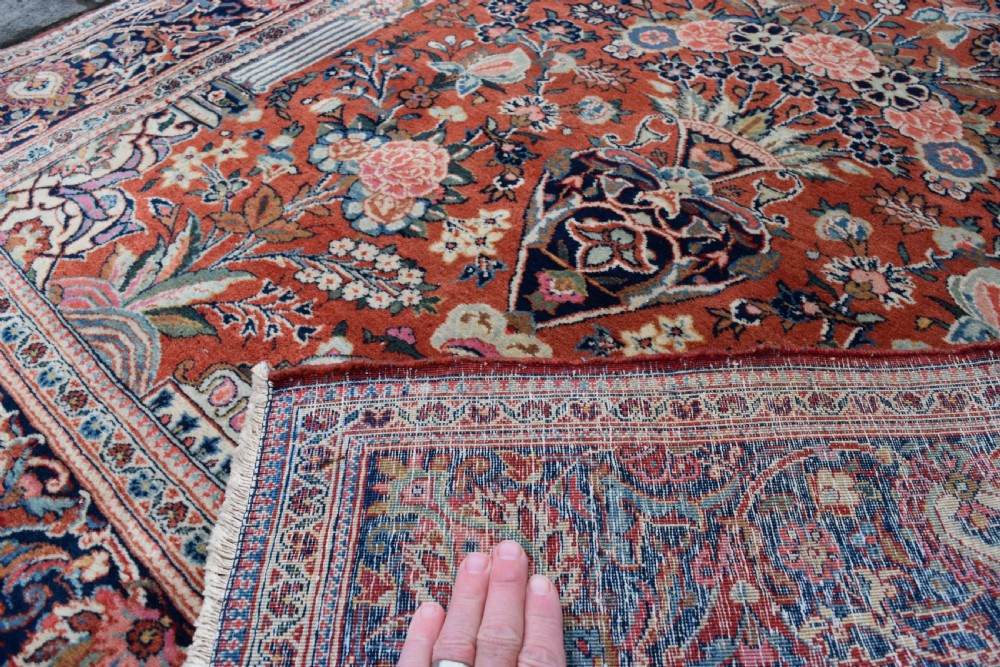 Antique Kashan Rug 202x132 cm View III