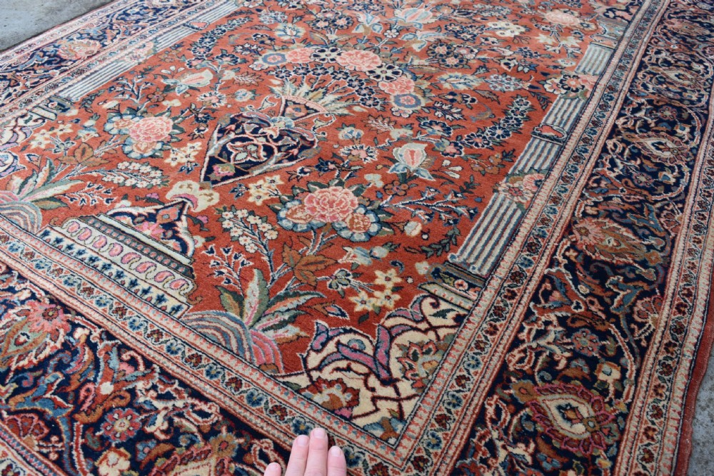 Antique Kashan Rug 202x132 cm View IV