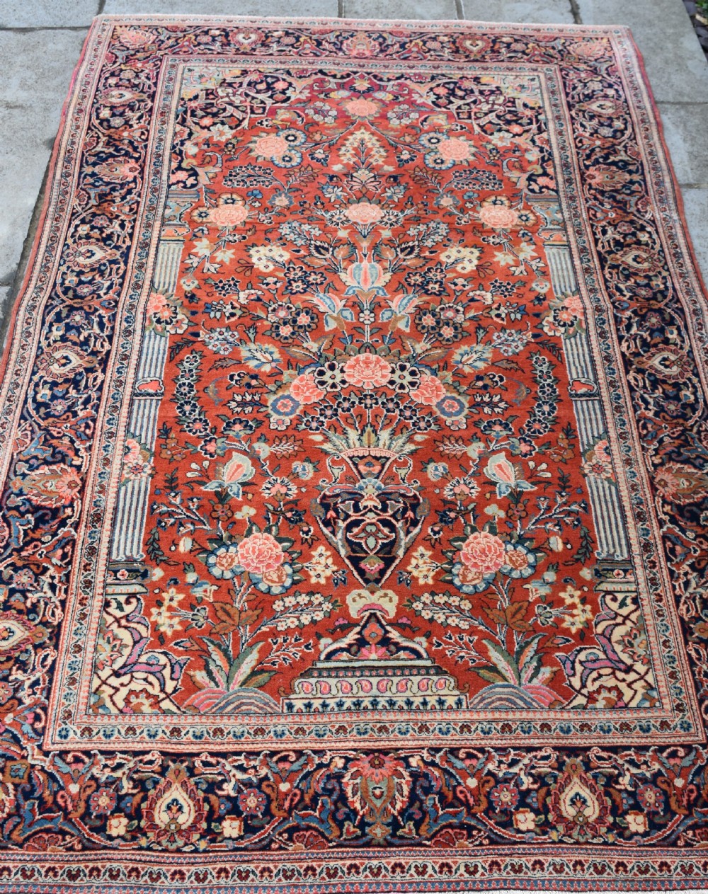 Antique Kashan Rug 202x132 cm View V