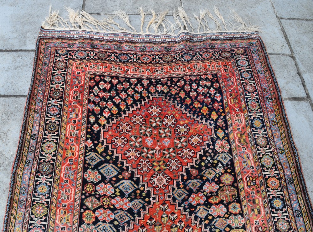 Antique Qasgai Tribal carpet 272x129cm View VI