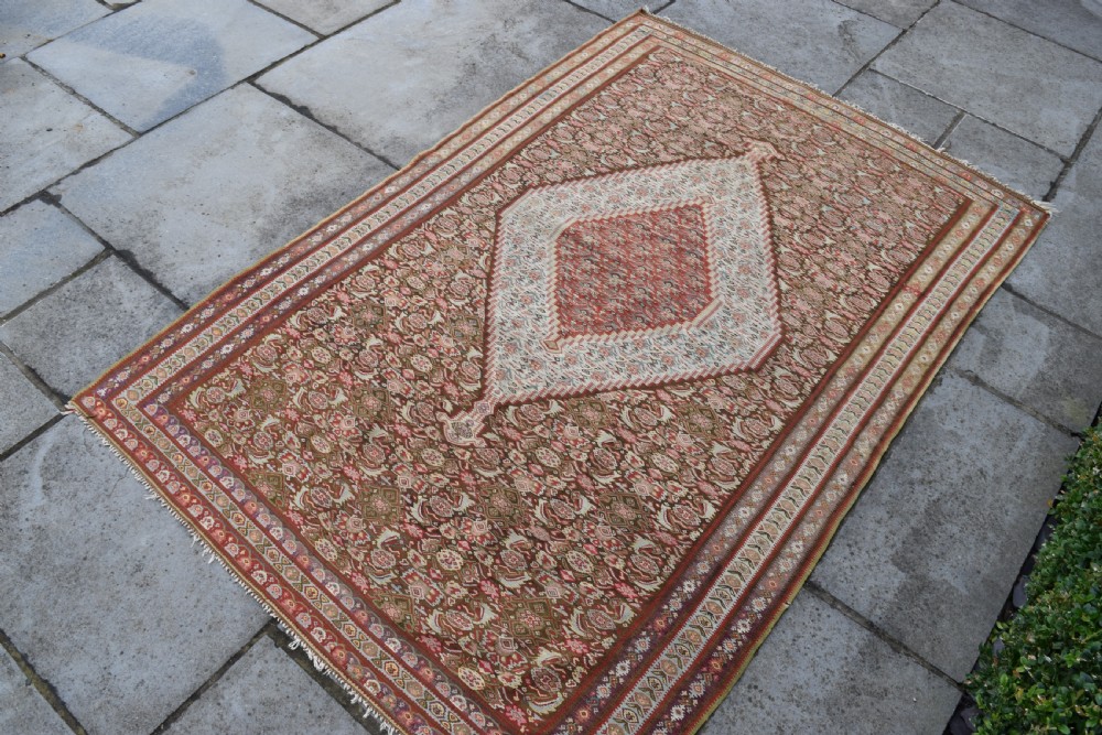 Fine antique Senneh Kilim 190x124 cm View III