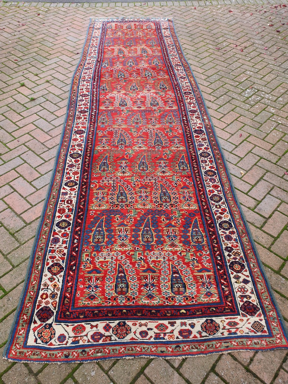 Antique Kurdish runner 430x118cm View II