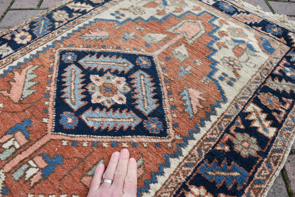 Antique Heriz narrow runner 330x80 CM View II