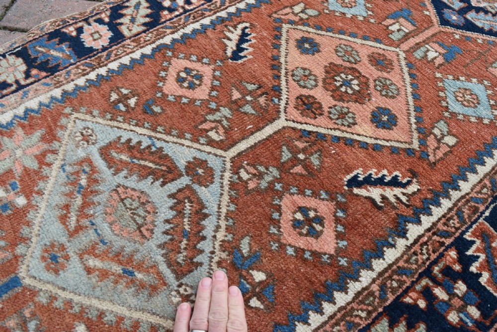 Antique Heriz narrow runner 330x80 CM View III