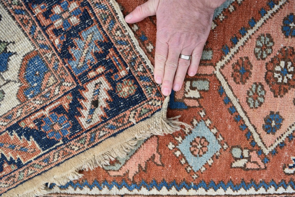 Antique Heriz narrow runner 330x80 CM View IV