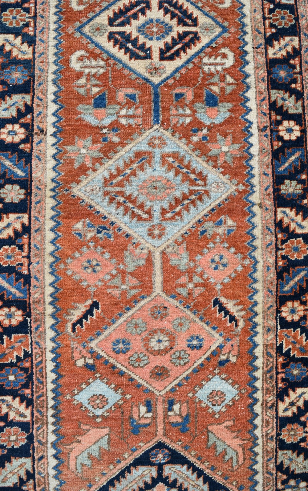 Antique Heriz narrow runner 330x80 CM View V