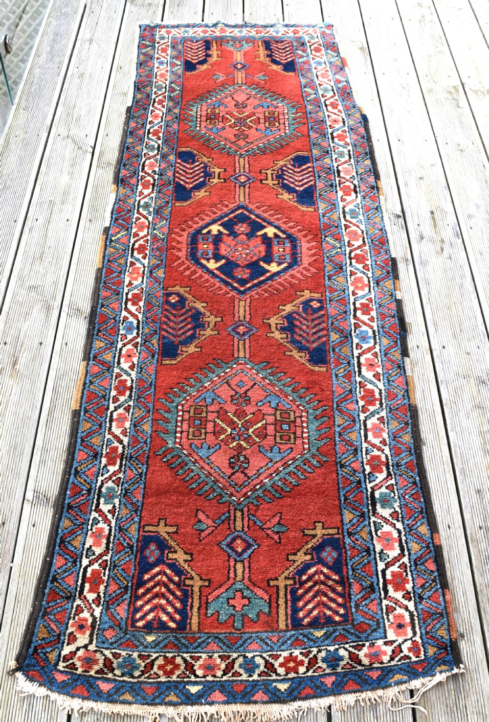Antique Heriz runner 240x78 cm